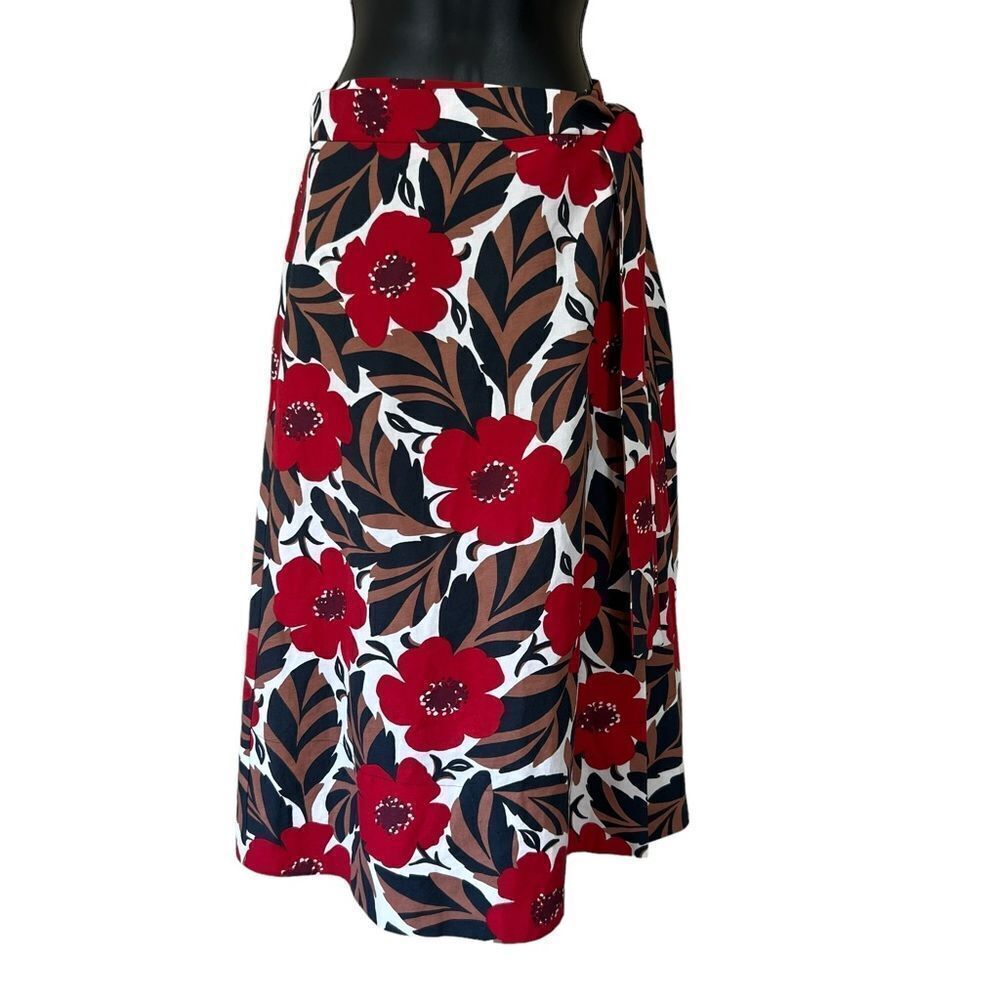 Kate Spade New York Poppy Field Wrap Skirt